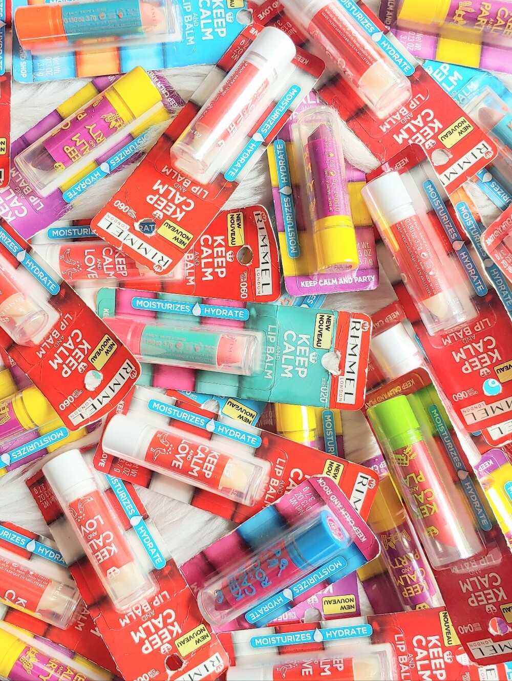 Rimmel "Keep Calm and Lip Balm" Mystery Bundle! hydrating tinted "chapstick"